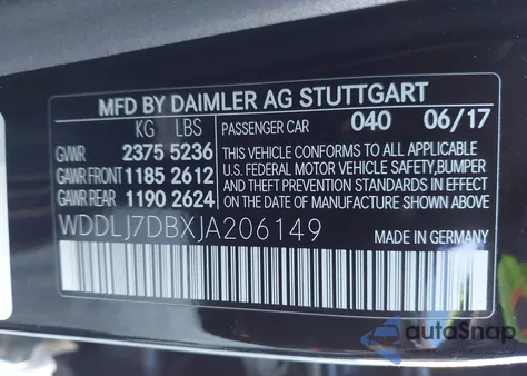 2018 Mercedes-Benz Cls 550 z USA, uszkodzony, nr VIN WDDLJ7DBXJA206149